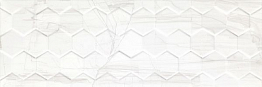 Настенная плитка Ceramika Konskie Brennero White Hexagon 25x75