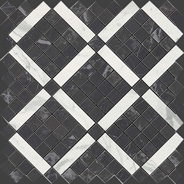 Мозаика Atlas Concorde Marvel Noir Mix Diagonal Mosaic 30.5x30.5