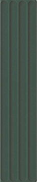 Настенная плитка DNA Tiles Plinto In Green Matt 10.7x54.2