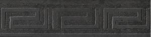 Бордюр Versace Fascia Greca Black 9.8x39.4