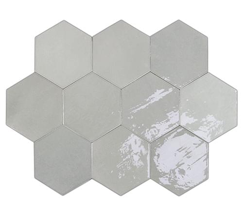 Настенная плитка WOW Zellige Hexa Grey 10.8x12.4