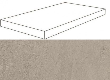 Ступень Угловая Правая Atlas Concorde 10мм Wise Sand Scalino Ang DX 33x60