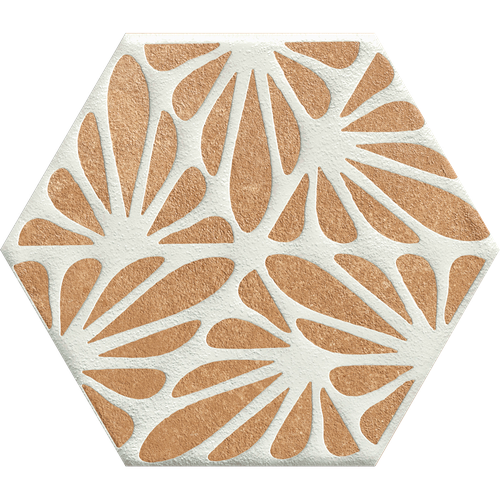 Керамогранит Marca Corona Terracreta Cesello Chamotte Esagonо 21.6x25
