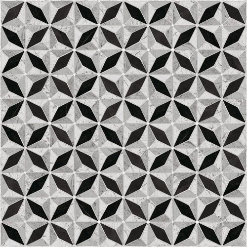 Декор Vives Ceramica Medix-PR Negro 43.5x43.5
