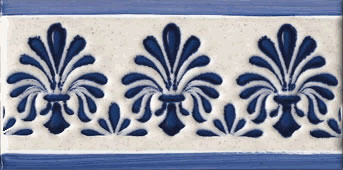Бордюр Vives Ceramica Lluch Marino 10x20