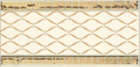 Бордюр Almera Ceramica Cenefa Delis Marfil Gold 10x20