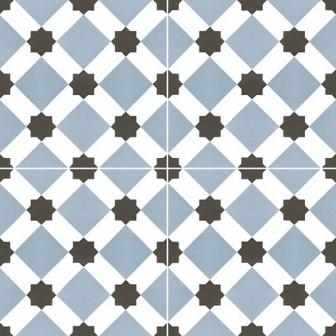 Напольная плитка Dual Gres Chic Howard Blue 45x45