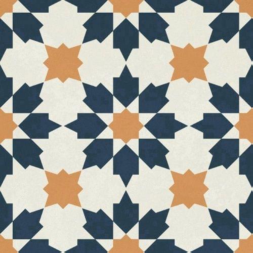 Керамогранит Ennface Pattern Maraya Blue 20x20