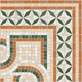 Декор Vives Ceramica Cantonera Paxos Verde 43.5x43.5