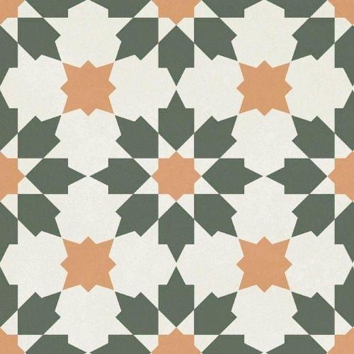 Керамогранит Ennface Pattern Maraya Green 20x20