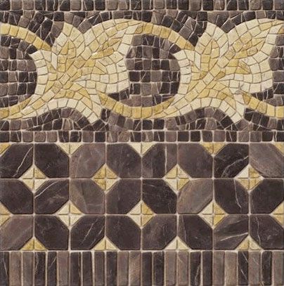 Бордюр Vives Ceramica Cenefa Midas Tabaco 43.5x43.5