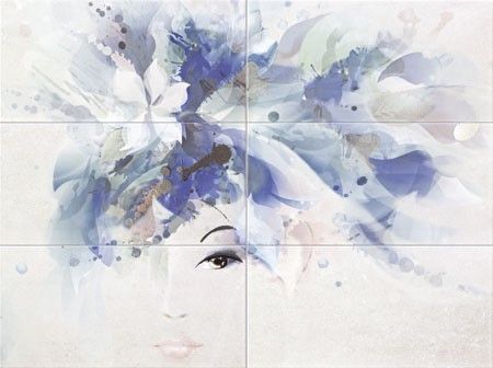Панно Tubadzin D-6-elementowy Visage woman 67.3x89.8