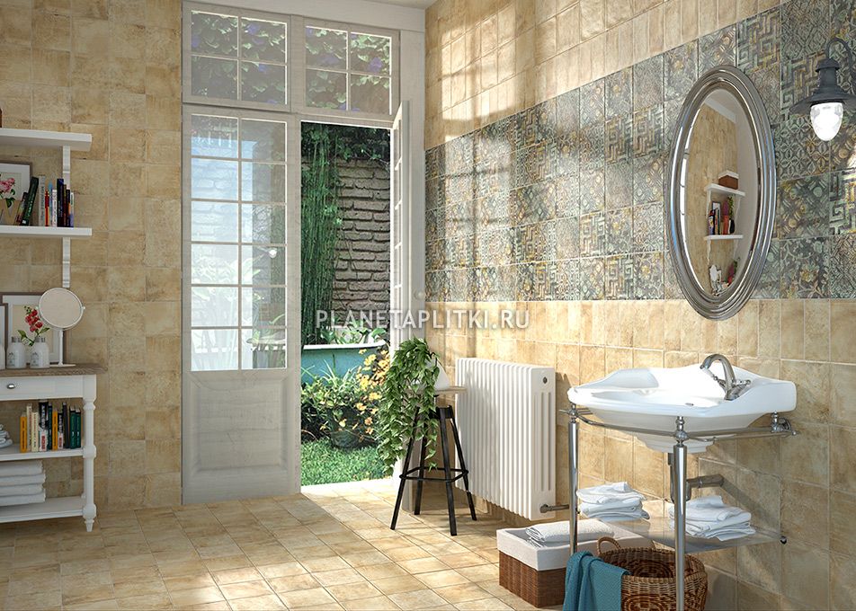 Испанская плитка для ванной комнаты - купить в интернет-магазине ДекоТрейд