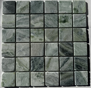 Мозаика из мрамора Pixel Mosaic PIX 315 Jet Green 30.5x30.5