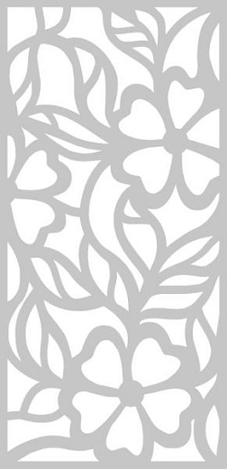 Декор AVA Azul Macauba Flowers Naturale Rettificato 115x235.5