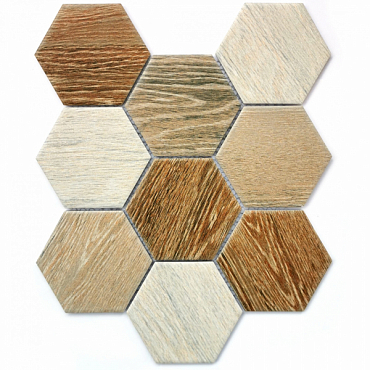 Мозаика Bonaparte Wood comb 25.6x29.5