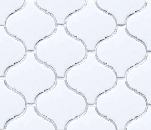 Мозаика Философия Мозаики Porcelain Arabesko Mate White 24.6x28