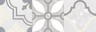 Настенная плитка Laparet (Россия) Woody серый узор 25x75