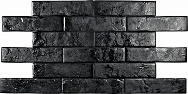 Керамогранит Pamesa Brickwall Negro 7x28