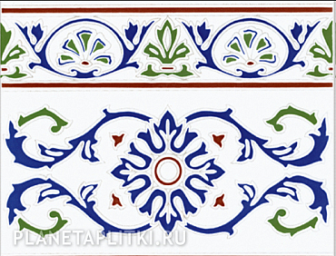 Декоративная плитка Ликвидация Бордюр Cenefa 45 (Ribesalbes) 15x20