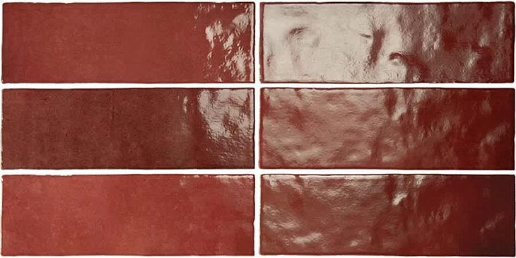 Настенная плитка Equipe Artisan Burgundy 6.5x20