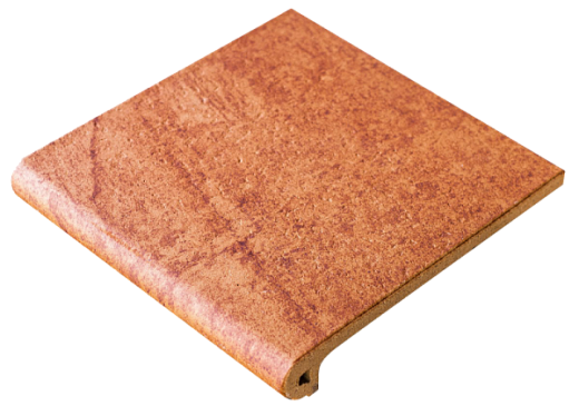 Ступень Gres de Aragon Peldano Redondo 33 Jasper Marron 33x33