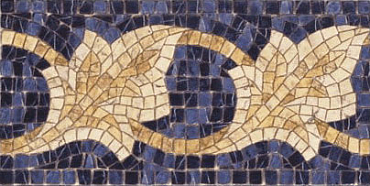 Декор Vives Ceramica Cenefa Afrodita Azul 21.7x43.5