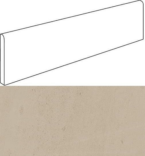 Плинус Atlas Concorde 10мм Wise Sand Battiscopa 7.2x60