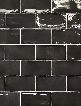Настенная плитка Equipe Manacor Black 7.5x15