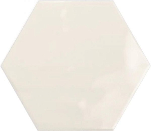 Настенная плитка Ribesalbes Geometry Hex Ivory Glossy 15x17.3
