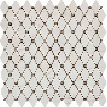 Мозаика из мрамора Pixel Mosaic PIX284 34.2x30.5