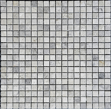 Мозаика из мрамора Pixel Mosaic PIX 328 Tundra Grey 30.5x30.5