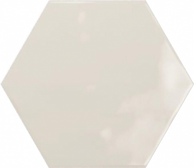 Настенная плитка Ribesalbes Geometry Hex Creme Glossy 15x17.3