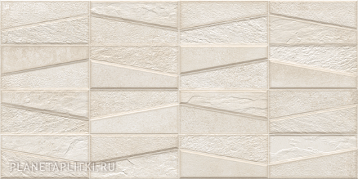 Декор Ibero Materika Tektonia White 31.6x63.5