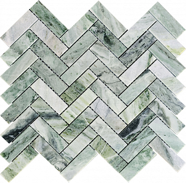 Мозаика из мрамора Pixel Mosaic PIX 320 Jet Green 28.2x31.7