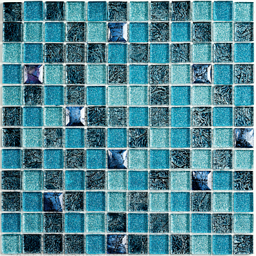 Мозаика Bonaparte Satin Blue 30x30