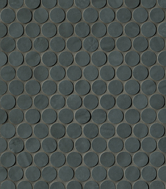 Мозаика FAP Ceramiche Brooklyn Round Carbon Mosaico 29.5x32.5