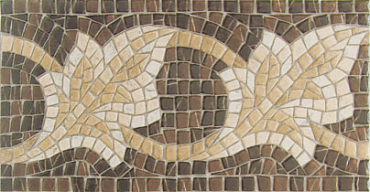Декор Vives Ceramica Cenefa Afrodita Marron 21.7x43.5