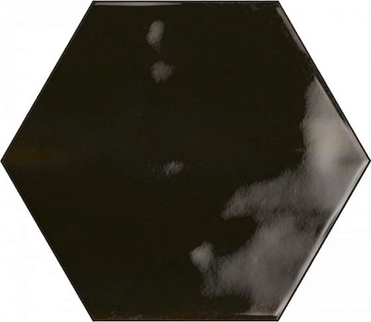 Настенная плитка Ribesalbes Hope Hex Nero Graphito Glossy 15x17.3