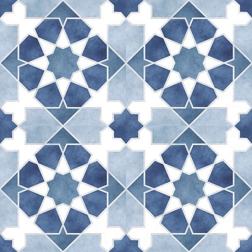 Напольная плитка Kerlife Ceramicas Rabat Blue 45x45