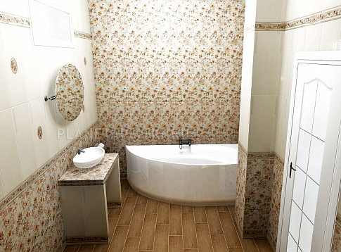Маленькая ванная комната | Goldencer Celine