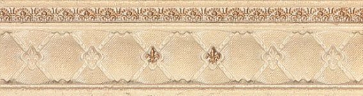 Бордюр Carmen Ceramic Art Moldura Capitone Crema 3.5x15