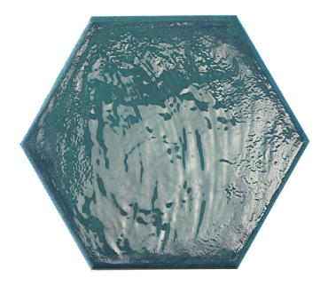 Керамогранит Prissmacer Rain Aquamarine Hex 19.8x22.8