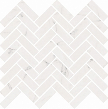 Мозаика ABK Mos. Chevron Statuario White 30x30