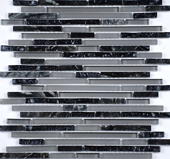 Мозаика Философия Мозаики Stripes Grey 30.1x30.1