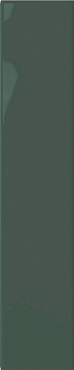 Настенная плитка DNA Tiles Plinto Green Gloss 10.7x54.2