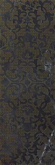 Декор Atlas Concorde Marvel Noir S.Laurent Brocade 30.5x91.5