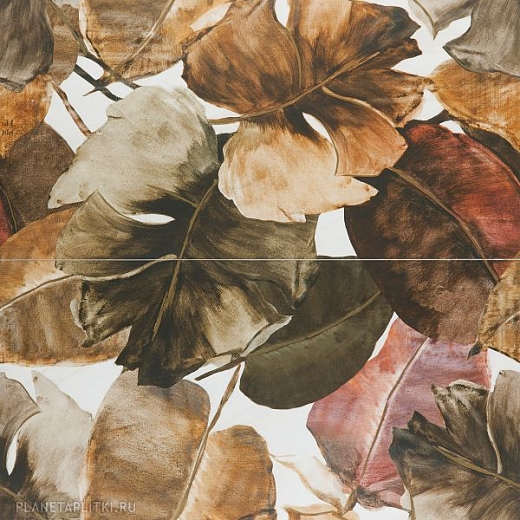 Панно Pamesa Tendenza Foglia.Tndz 1. (2pzs 60*120) (Mat) Rect. 120x120