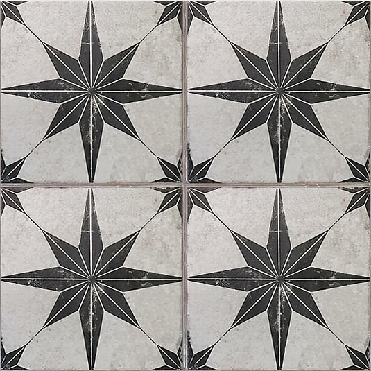 Напольный керамогранит Halcon Scintilla Black Pre-Cut 45x45