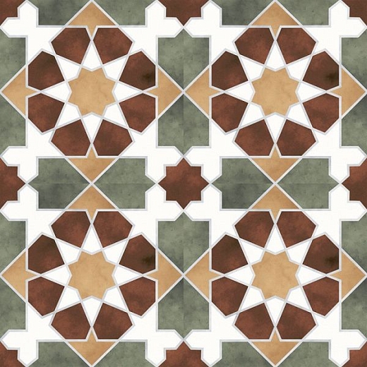 Напольная плитка Kerlife Ceramicas Rabat Green 45x45